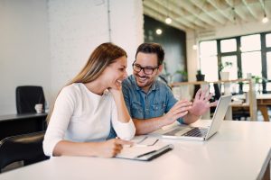 A couple comparing Alt doc home loans