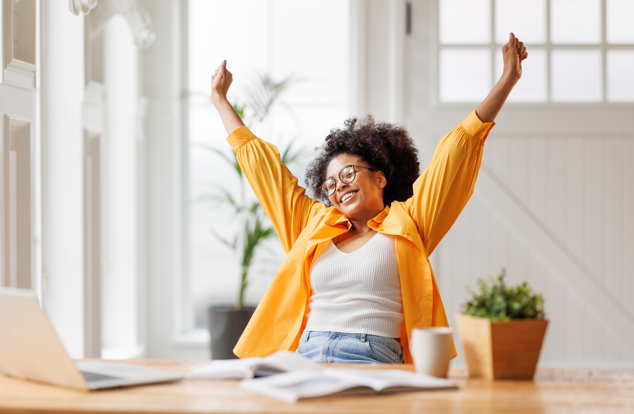 multiple mortgages A happy self-employed business woman after getting low doc home loan