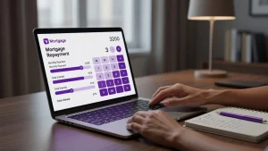 Professional header image for educational tutorial: Mortgage Repayment Calculator: How to Use It and What the...