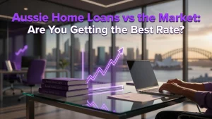 Professional header image for comparison analysis: Aussie Home Loans vs the Market: Are You Getting the Best...